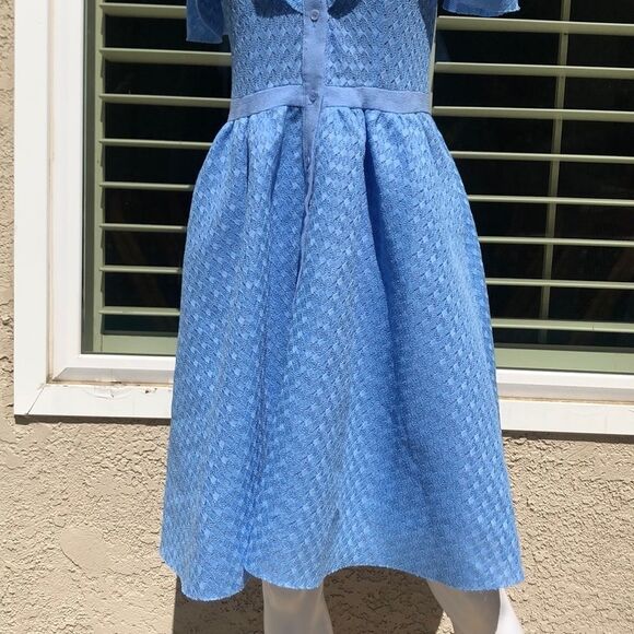 Maje Blue Reglisse Dress Sz 2 - Picture 5 of 14